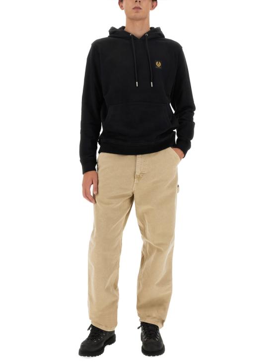26FW 벨스타프 후드 티셔츠 103000 BLACK - BELSTAFF