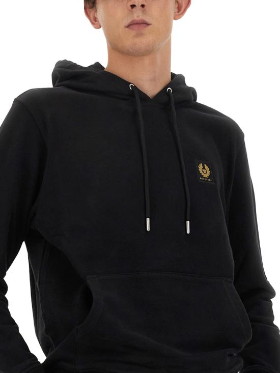 26FW 벨스타프 후드 티셔츠 103000 BLACK - BELSTAFF