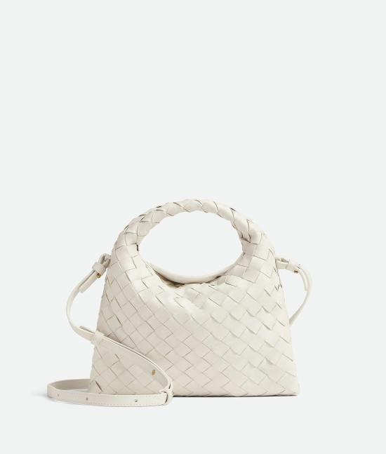 25FW 보테가베네타 미니 홉 크로스바디백 777586V3IV19156 White - BOTTEGA VENETA