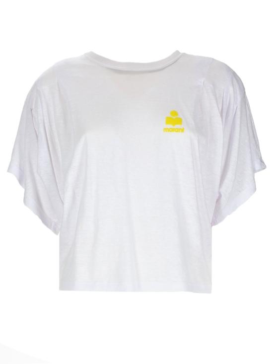 26SS 이자벨마랑에뚜왈 반팔 티셔츠 TS0313FA A1N09EWHYW YELLOW