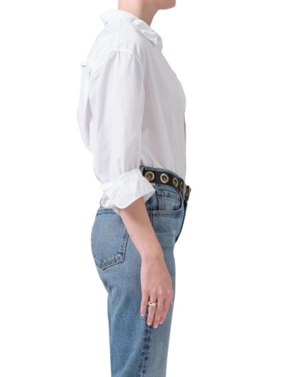  시티즌 오브 휴머니티 셔츠 인류 시민 케일라 슈렁큰 셔츠 옵틱 화이트 - CITIZEN OF HUMANITY