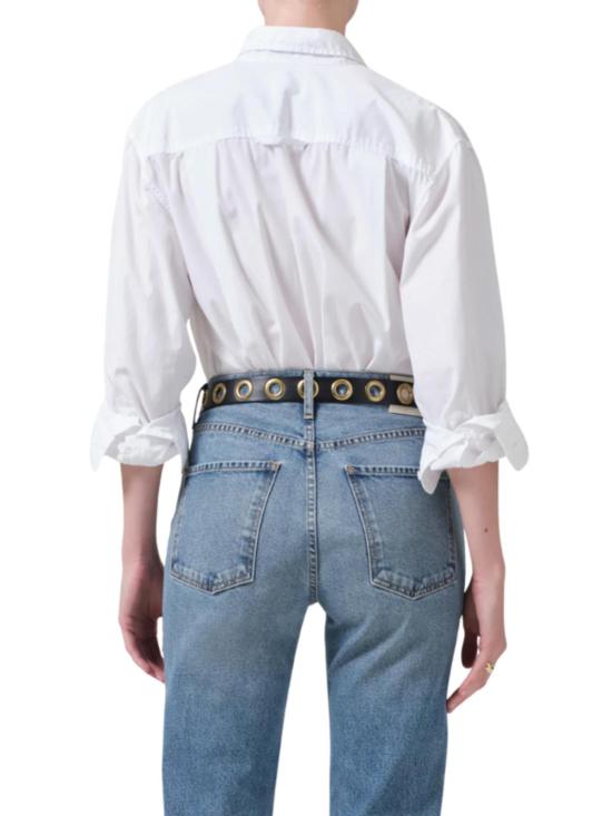  시티즌 오브 휴머니티 셔츠 인류 시민 케일라 슈렁큰 셔츠 옵틱 화이트 - CITIZEN OF HUMANITY