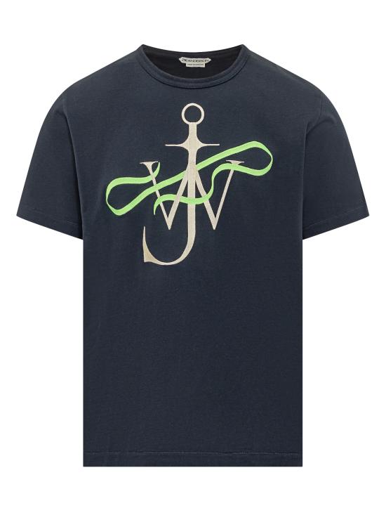 26SS JW앤더슨 반팔 티셔츠 JT0320PG1937 888 NAVY