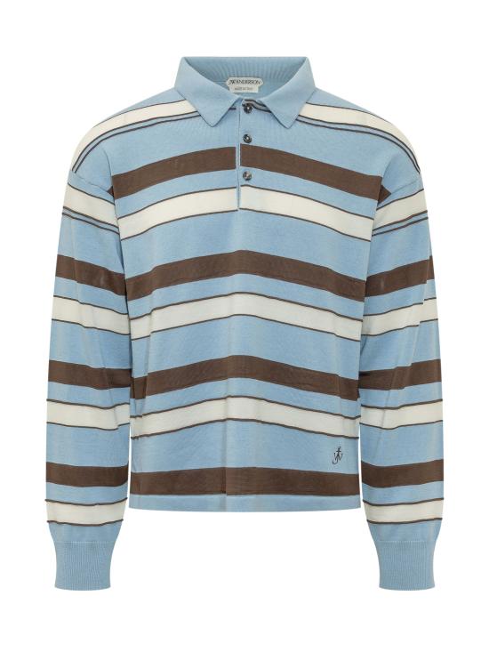 26SS JW앤더슨 폴로 티셔츠 KW1521YN0457 829 MISTY BLUE