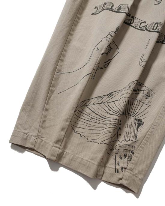  앵글런 치노 팬츠 앵글란 페인팅 벌룬  베이지 - ANGLAN