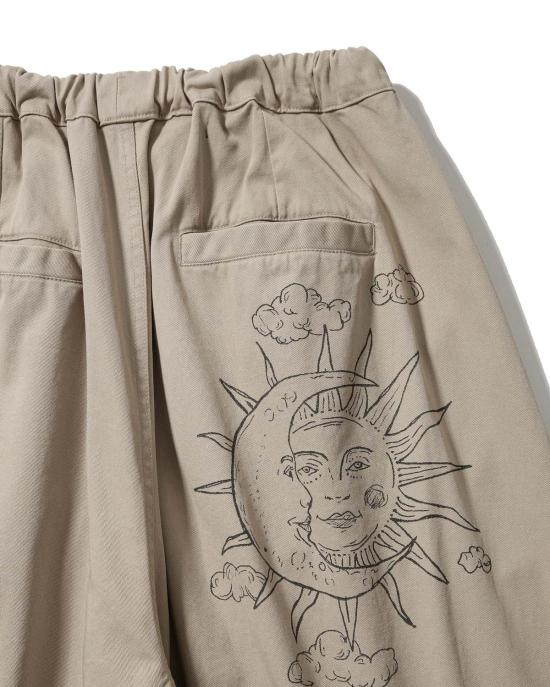  앵글런 치노 팬츠 앵글란 페인팅 벌룬  베이지 - ANGLAN