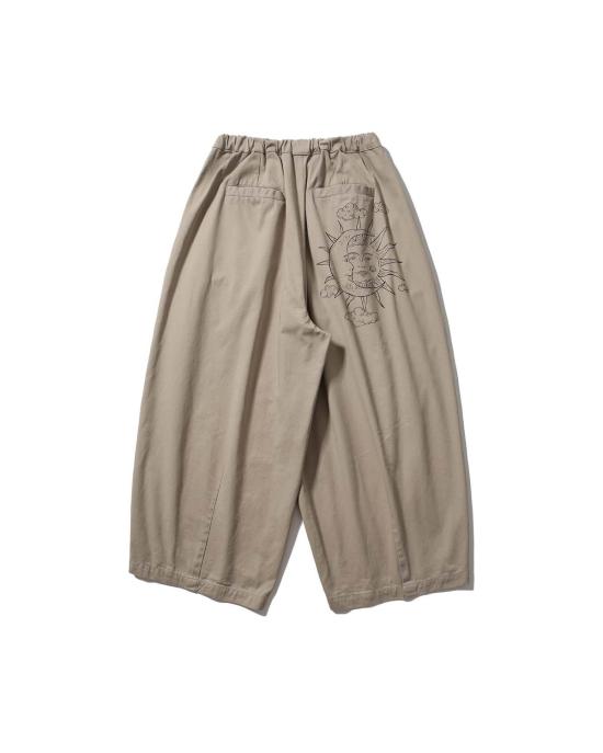  앵글런 치노 팬츠 앵글란 페인팅 벌룬  베이지 - ANGLAN