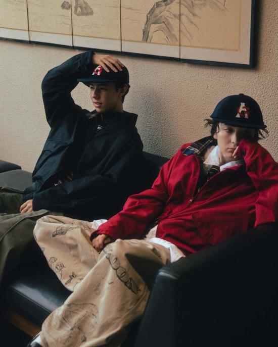  앵글런 볼캡 Anglan Ag 울 블렌드 볼캡 - ANGLAN