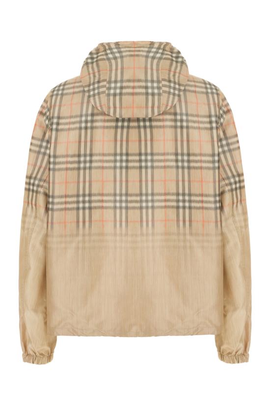26SS 버버리 그라디언트 체크 후드 자켓 8118831 B9368 SAND IP CHECK - BURBERRY