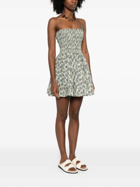  Matteau 숏 원피스 마토 셔링 보디스 미니 드레스 - OTHER BRANDS