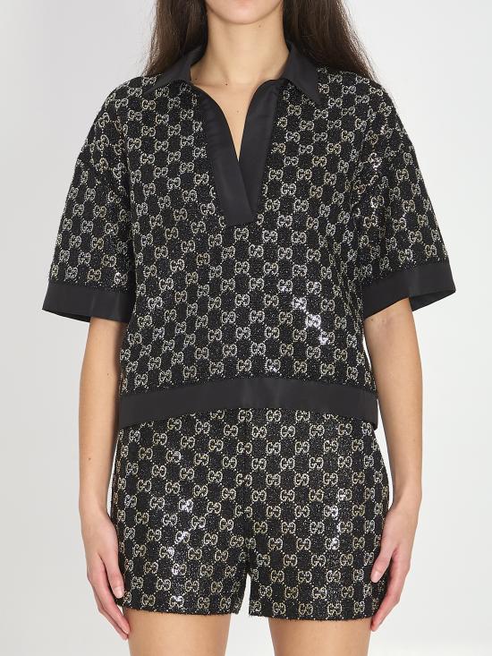 26SS 구찌 반팔 티셔츠 846682ZARWY 1000 BLACK