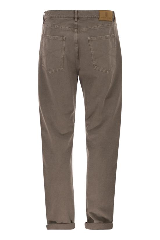 26SS 브루넬로 쿠치넬리 스트레이트 팬츠 M237PO1090 C7503 HAZELNUT - BRUNELLO CUCINELLI