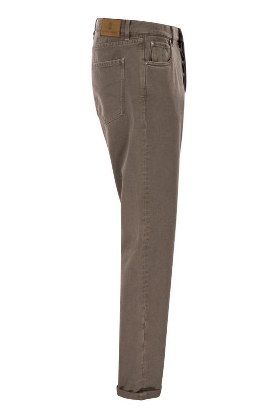 26SS 브루넬로 쿠치넬리 스트레이트 팬츠 M237PO1090 C7503 HAZELNUT - BRUNELLO CUCINELLI