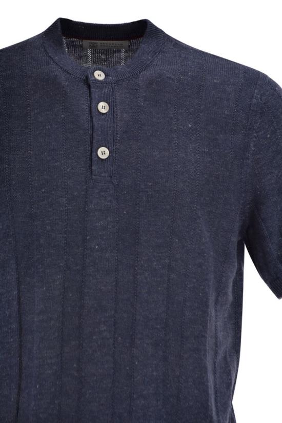 26SS 브루넬로 쿠치넬리 세라피노 티셔츠 M2L707801 CYZ37 AVIO - BRUNELLO CUCINELLI