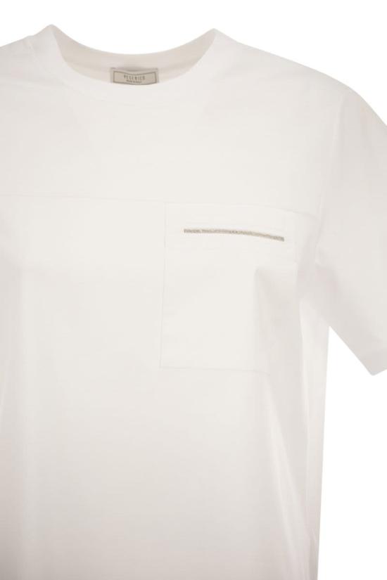 26SS 페세리코 반팔 티셔츠 A06892J000070 001 WHITE - PESERICO