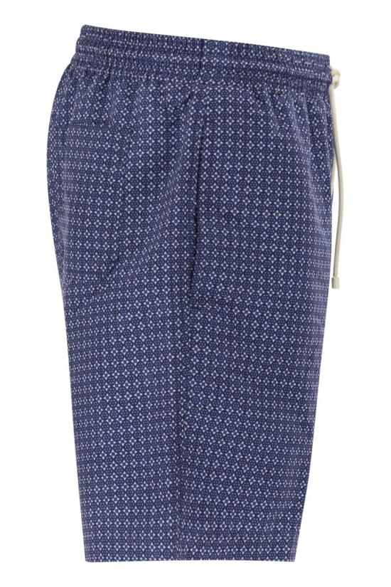 26SS 브루넬로 쿠치넬리 플라워 프린트 나일론 수영복 MR847043 CN887 BLUE - BRUNELLO CUCINELLI