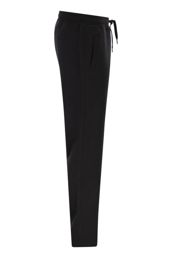 26SS 브루넬로 쿠치넬리 스트레이트 팬츠 MW8633243G C101 BLACK - BRUNELLO CUCINELLI