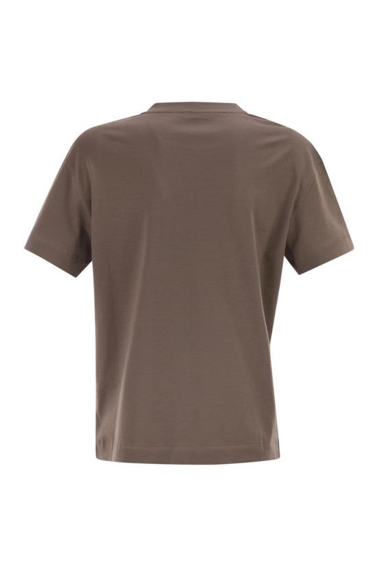 26SS 브루넬로 쿠치넬리 반팔 티셔츠 M0T81EC710 C9286 BROWN - BRUNELLO CUCINELLI