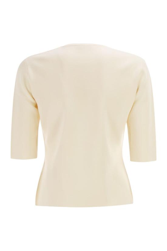 26SS 막스마라 반팔 티셔츠 2611361098600 001 IVORY - MAX MARA