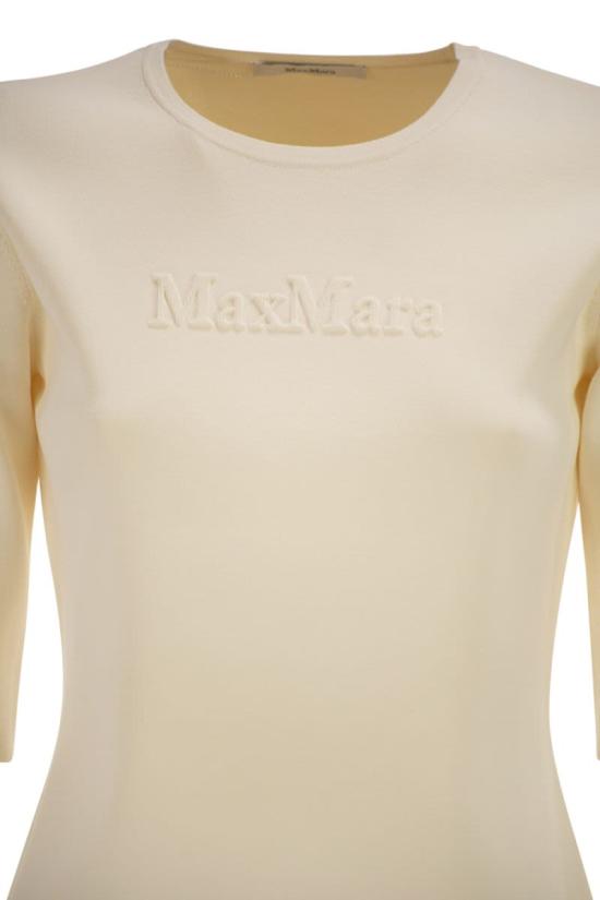 26SS 막스마라 반팔 티셔츠 2611361098600 001 IVORY - MAX MARA