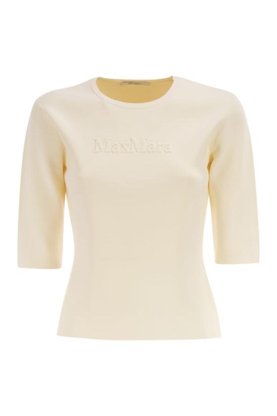 26SS 막스마라 반팔 티셔츠 2611361098600 001 IVORY