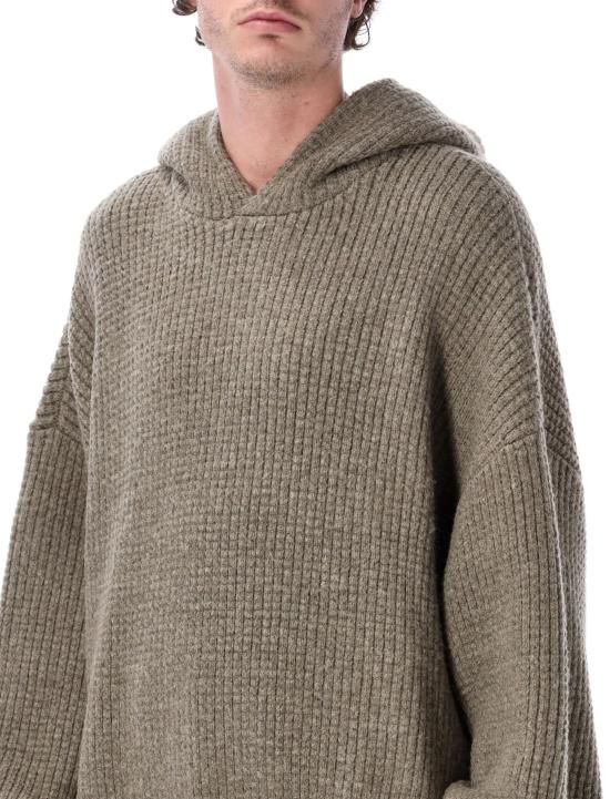 25FW 피어오브갓 헤비 와플 니트 90s 후드 티셔츠셔츠 192HO254362F HH HOMESTEAD HEATHER - FEAR OF GOD