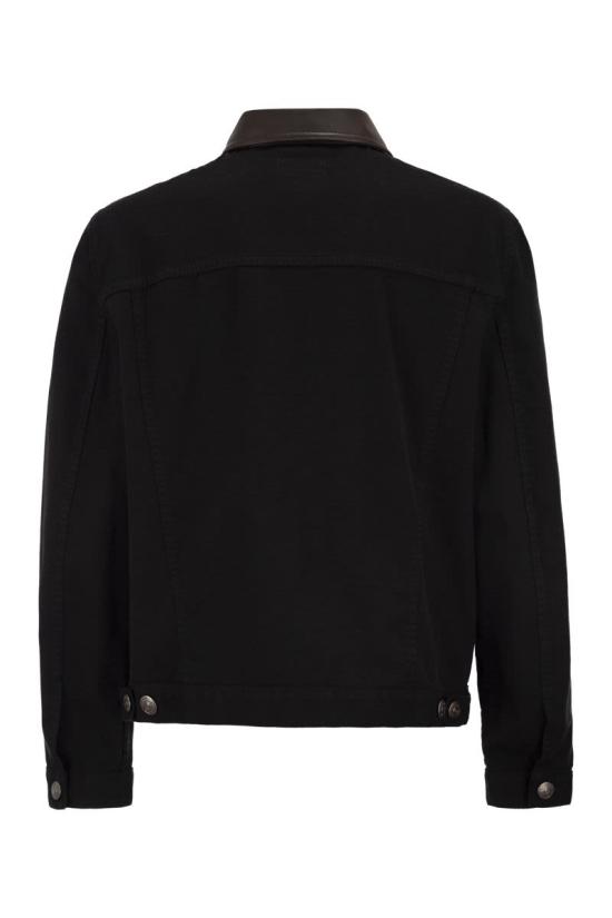 26SS 브루넬로 쿠치넬리 가먼트 다이 재킷 M277P6911 CNP22 BLACK - BRUNELLO CUCINELLI