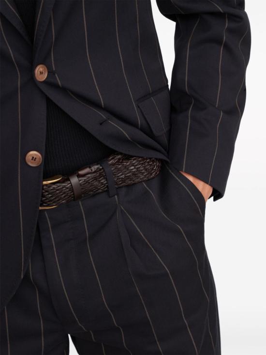 26SS 브루넬로 쿠치넬리 가죽 벨트 MAUFB344 C6074 DARK BROWN - BRUNELLO CUCINELLI