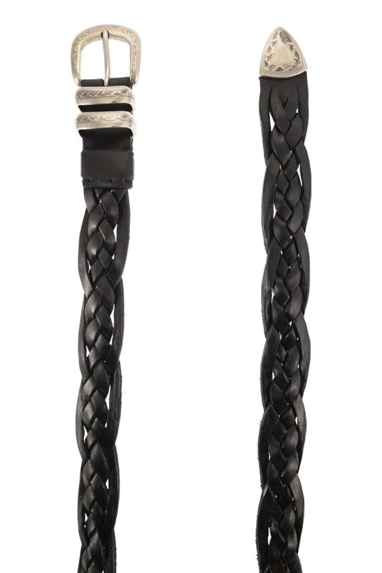 26SS 브루넬로 쿠치넬리 가죽 벨트 MAUTA348 C101 BLACK - BRUNELLO CUCINELLI