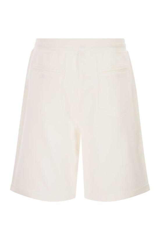 26SS 브루넬로 쿠치넬리 플리스 버뮤다 쇼츠 MW8633242G C7220 WHITE - BRUNELLO CUCINELLI