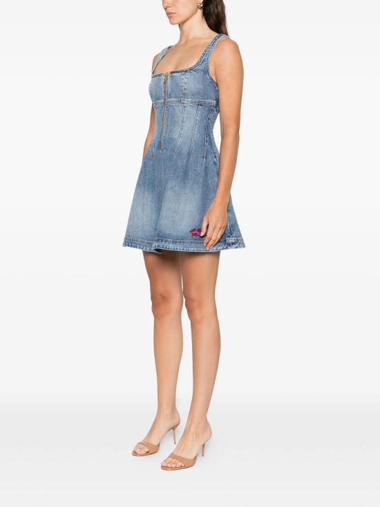 26SS 셀프 포트레이트 미디 원피스 RS26812SBLBLUE - SELF PORTRAIT