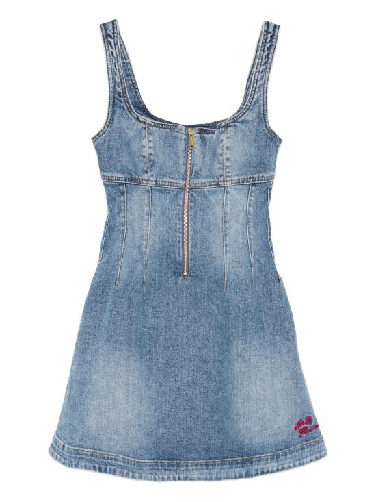 26SS 셀프 포트레이트 미디 원피스 RS26812SBLBLUE