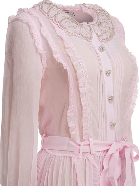 26SS 셀프 포트레이트 미디 원피스 RS26034MPPINK - SELF PORTRAIT