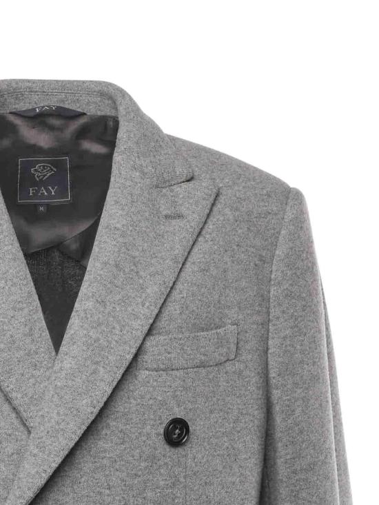 25FW 페이 코트 NAM5151018JXLQB201 Grey - FAY