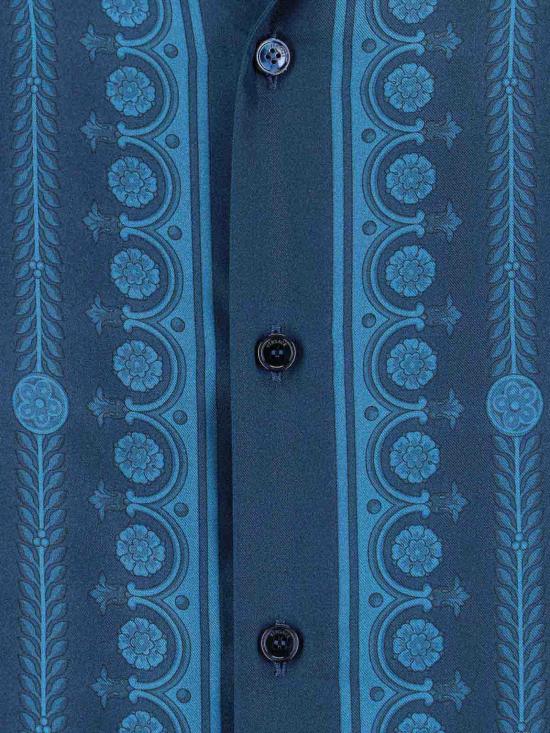 26SS 베르사체 반팔 셔츠 10039261A135575UH90 Blue - VERSACE