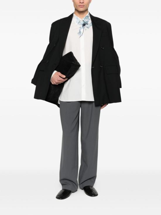 25FW 드리스 반 노튼 긴팔 셔츠 252 020732 2008 514 White - DRIES VAN NOTEN