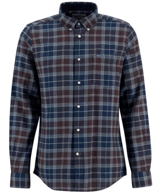 25FW 바버 긴팔 셔츠 MSH4991 Blue