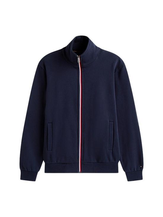 25FW 타미힐피거 집업 니트 MW0MW40481 Blue - TOMMY HILFIGER