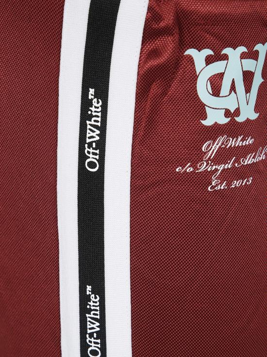 25FW 오프화이트 트레이닝/조거 팬츠 OWCJ007F25JE R001 Red - OFF WHITE