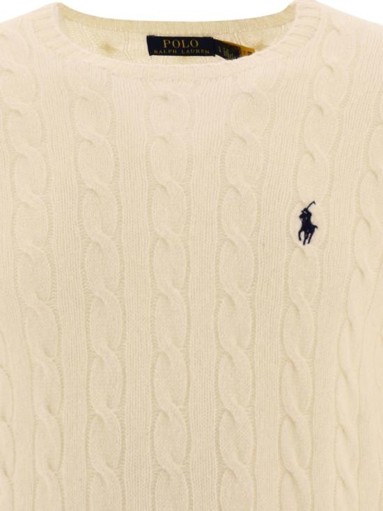 26SS 폴로 랄프로렌 케이블 니트 스웨터 710876762010 Neutrals - POLO RALPH LAUREN
