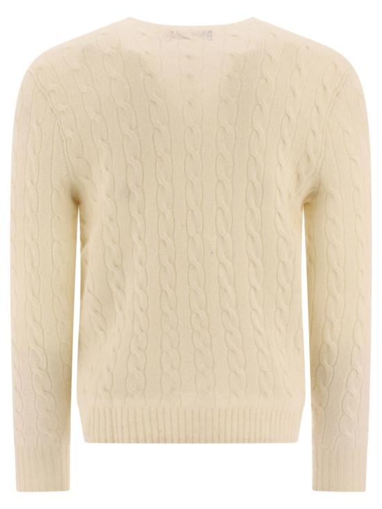 26SS 폴로 랄프로렌 케이블 니트 스웨터 710876762010 Neutrals - POLO RALPH LAUREN