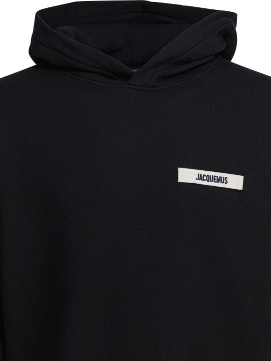 26SS 자크뮈스 그로그랭 후드 티셔츠 HOM00247AJ00126 Black - JACQUEMUS