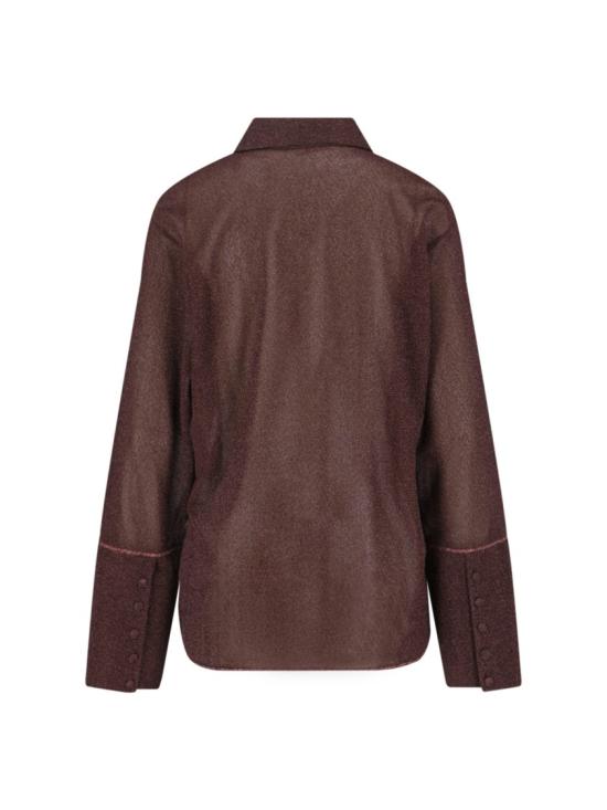26SS 오세리 블라우스 LSF235 LUREXCHOCOLATE Brown - OSÉREE