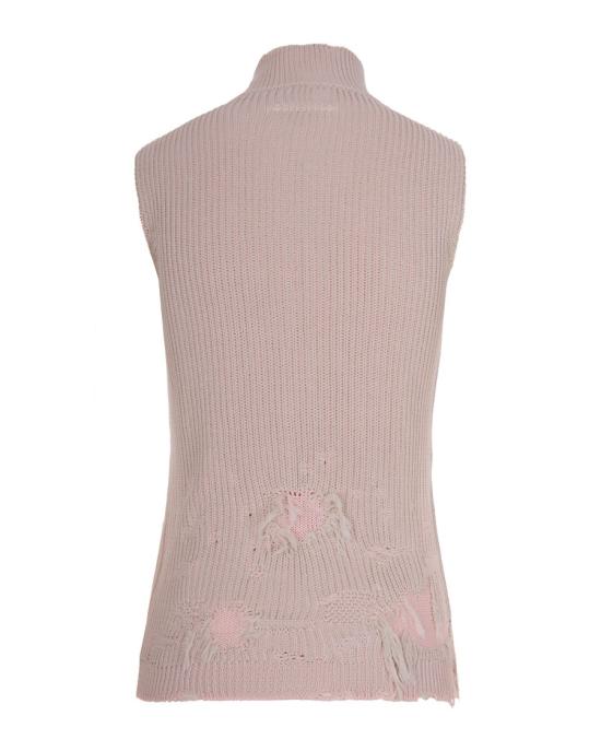 26SS MM6 메종마르지엘라 가디건 724296 Pink - MM6 MAISON MARGIELA