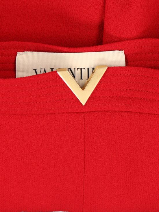 26SS 발렌티노 가라바니 스트레이트 팬츠 8B3RB7209Q0257 Red - VALENTINO GARAVANI