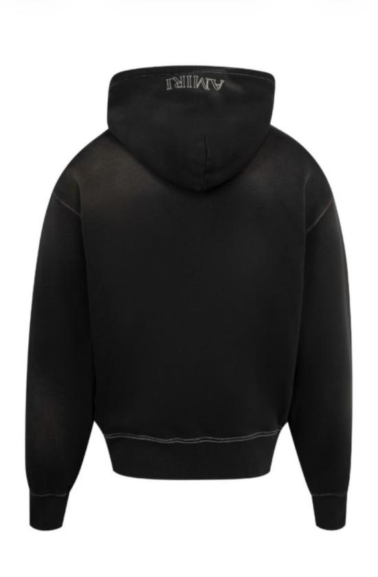 25FW 아미리 후드 티셔츠 252886M202006 Black - AMIRI