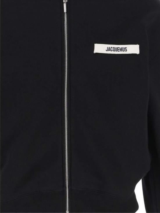 26SS 자크뮈스 그로그랭 후드 집업 HOM00257 AJ00126 990 Black - JACQUEMUS