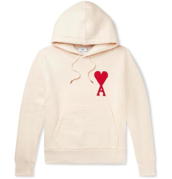 25FW 아미 후드 티셔츠 H19J038746 Neutrals