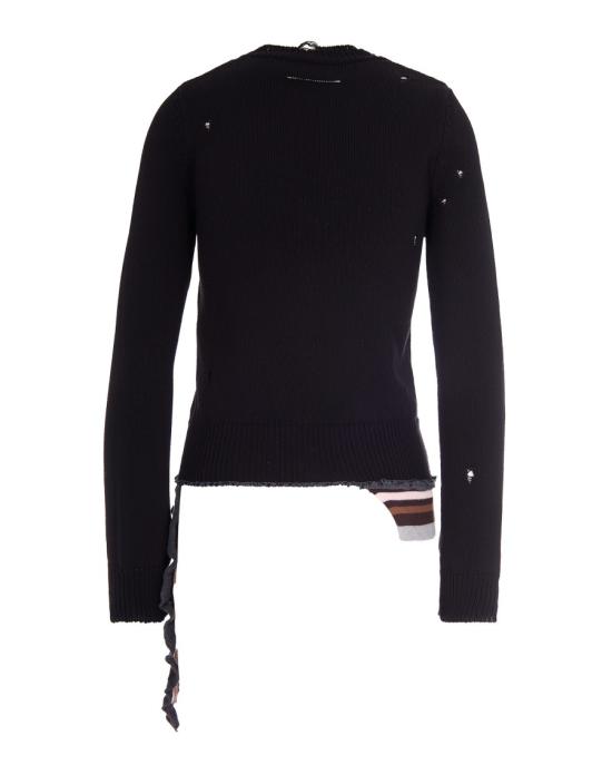 26SS MM6 메종마르지엘라 스웨터 5053885 Black - MM6 MAISON MARGIELA