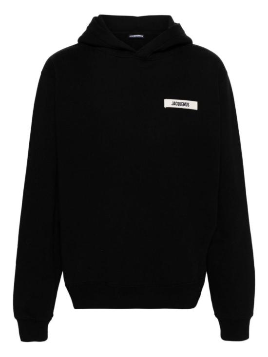 26SS 자크뮈스 그로그랭 후드 티셔츠 HOM00247 AJ00126 990 Black